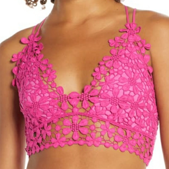 Free People Miss Dazie Crochet Lace Bralette - Picture 2 of 14